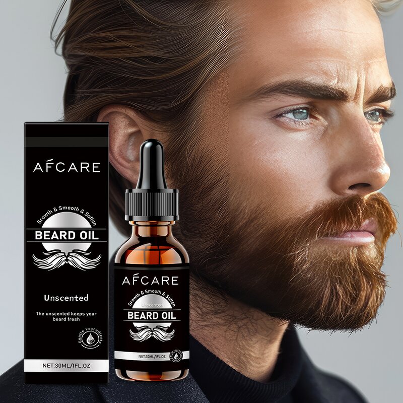 Korean Beard Oil - Manufacturer - Organic Herbal Argan Jojoba Oil Fragrance-free Moisturizing Smoothing Repair
