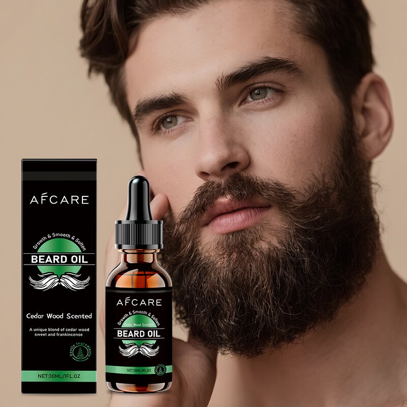Cedarwood Beard Oil - Factory - 100% Pure Private Label Nourishing Fast Healthy Growth Softening Care Oil