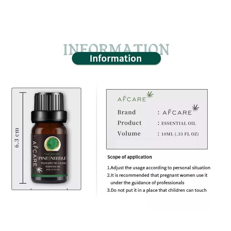 Essential Oil Set - Manufacturer - Pure Mint Lavender Eucalyptus Fennel Sulfate-free Moisturizing Nourishing Whitening