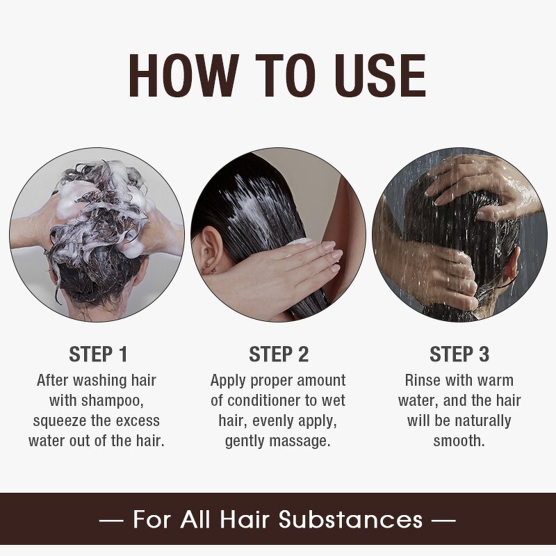 Coconut Conditioner - Manufacturer - Organic Herbal Sulfate-Free Moisturizing Nourishing Repair Curly Hair Cream