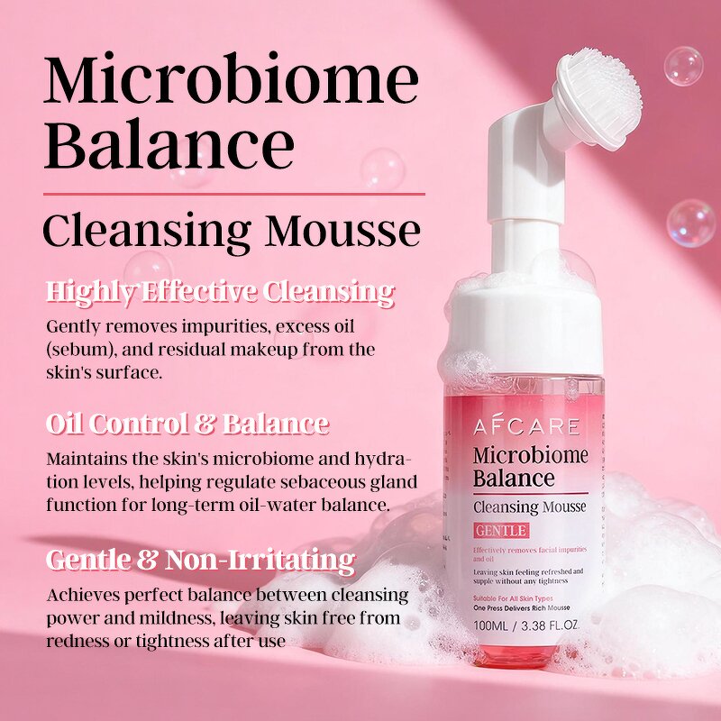 Korean Cleansing Mousse - Factory - Lactic Acid Niacinamide Amino Acid Sulfate-free Oil-Control Hydrating Cleanser