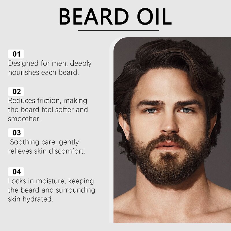 Korean Beard Oil - Manufacturer - Organic Herbal Argan Jojoba Oil Fragrance-free Moisturizing Smoothing Repair