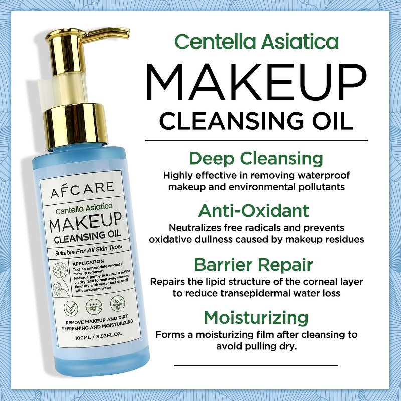 Cleansing Oil Foam - Factory - Centella Paraben-Free Antioxidant Makeup Remover Mineral Vegan Organic Moisturizing