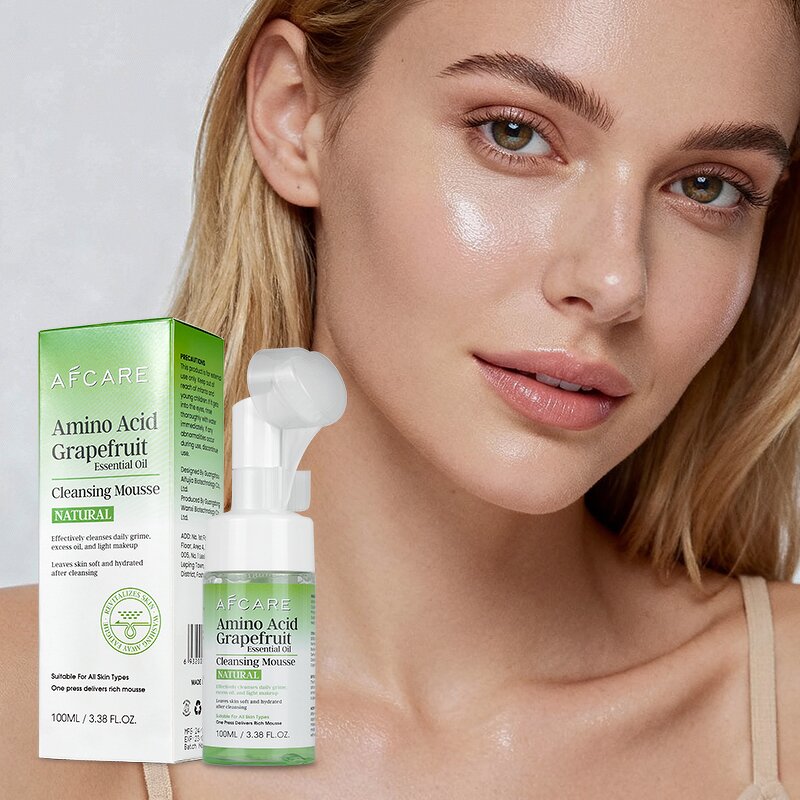 Amino Acid Cleansing Mousse - Factory - Salicylic Hyaluronic Acid Exfoliator Smoothing Calm Acne Redness Cleanser