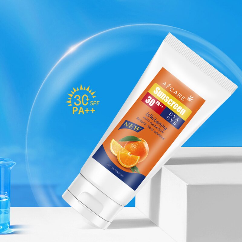 Body Sunscreen Cream - Manufacturer - Centella Organic Herbal Green Tea Paraben-free SPF30+ UV Protection Whitening