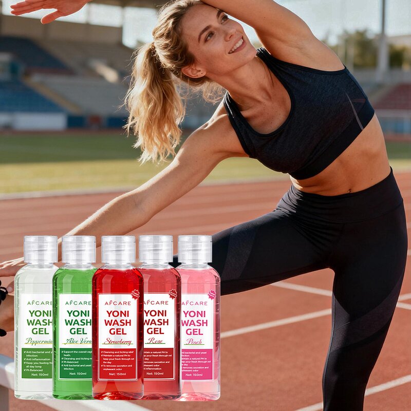 Yoni Wash Gel - Factory - Natural Organic Vegan Peppermint Antibacterial Foaming Irritation Relief Hygiene