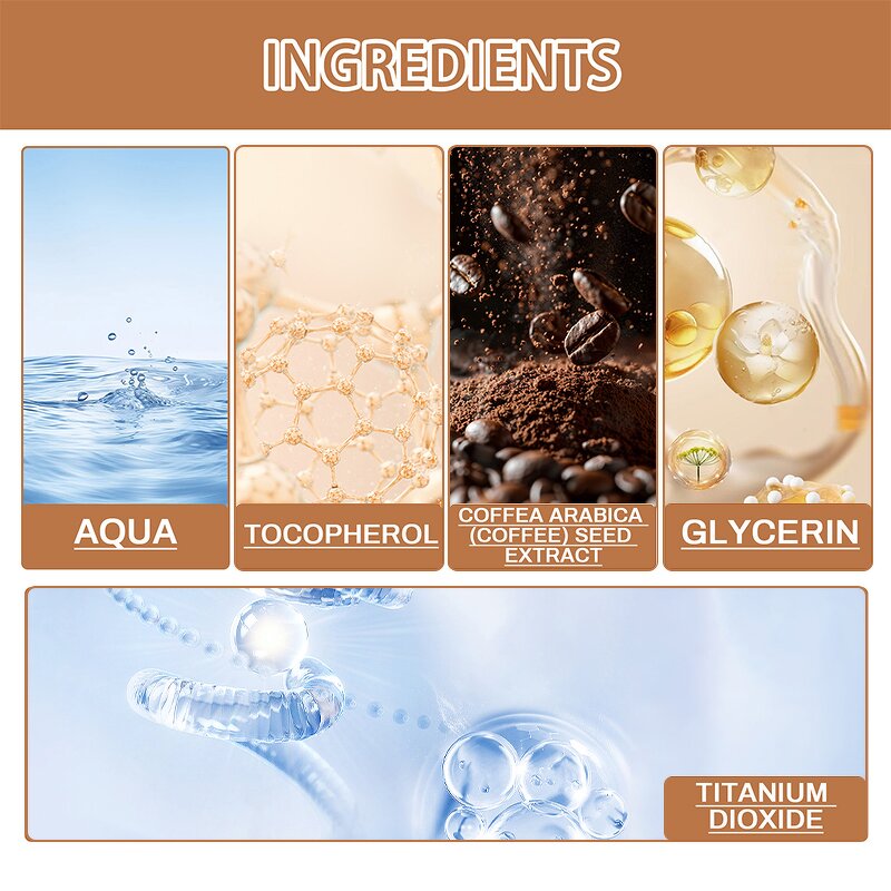 Caffeine Body Scrub - Manufacturer - Mens Exfoliating Refreshing High Foam Smooth Skin Brightening Effect