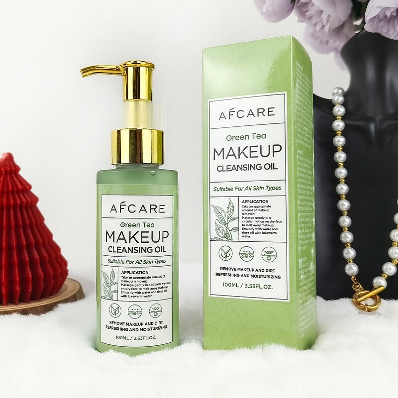 Makeup Remover Oil - Factory - Korean Vitamin E Green Tea Sulfate-free Acne Soothing Antioxidant All-in-1 Cleansing