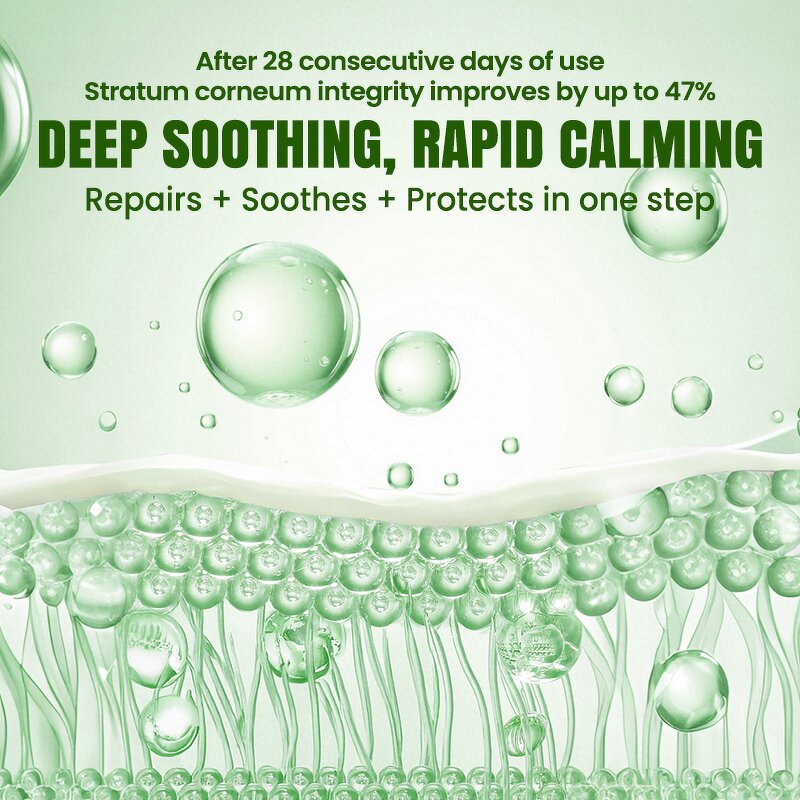 Korean Face Cream - Factory - Centella Ceramide Hyaluronic Acid Deep Calming Soothing Repairing Reducing Redness