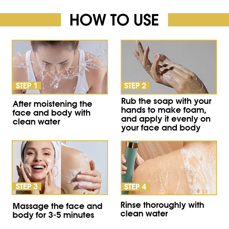 Body Wash Soap Set - Manufacturer - Organic Argan Glutathione Paraben-free Whitening Moisturizing Cleansing Soap