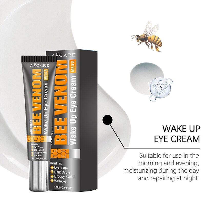 Fragrance-Free Eye Cream - Factory - Glycerin Bee Venom Anti-Puffiness Moisturizing Dark Circles Wrinkle Care