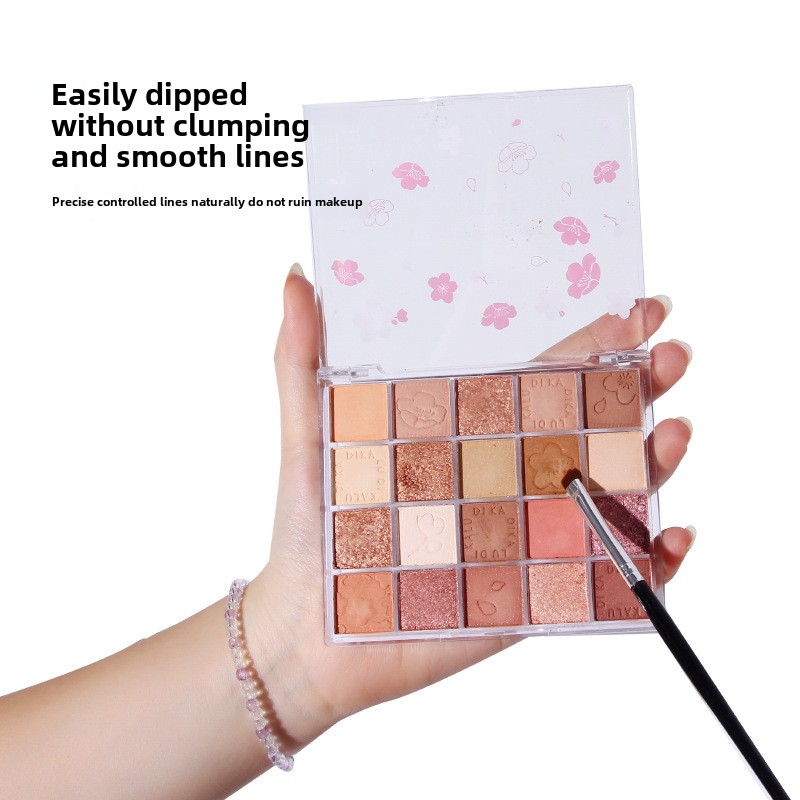 Eyeliner Brush Supplier - OEM Upgraded Blade Eyebrow Brush Flat Head Bevel Details