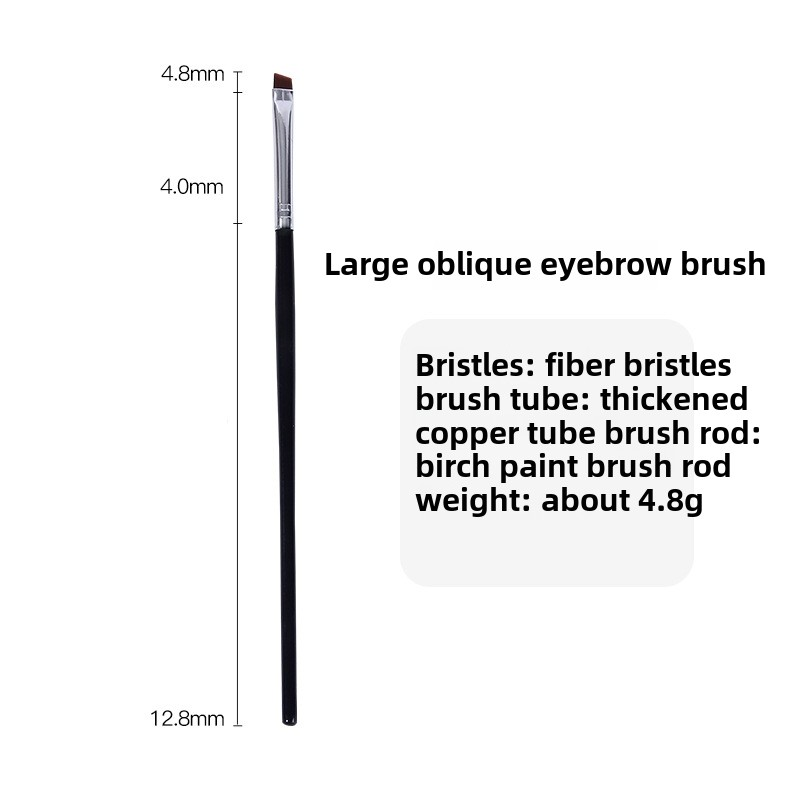 Eyeliner Brush Supplier - OEM Upgraded Blade Eyebrow Brush Flat Head Bevel Details