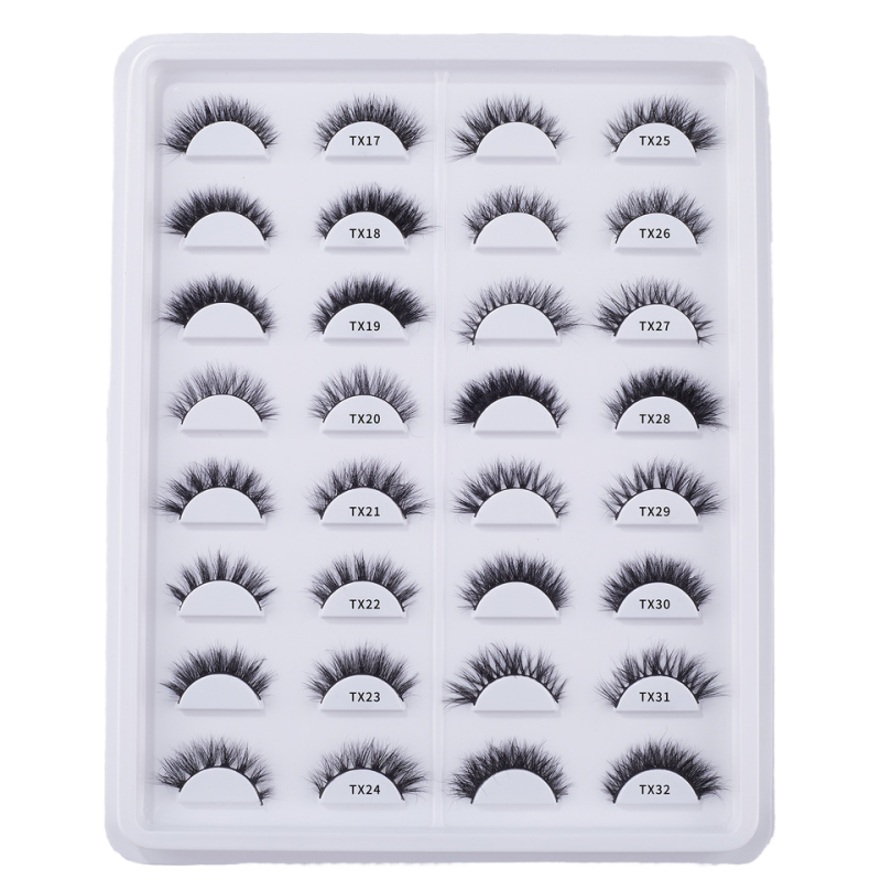 Short Mink Lashes Manufacturer - OEM 3D Natural 12mm Synthetic Handmade Custom Box