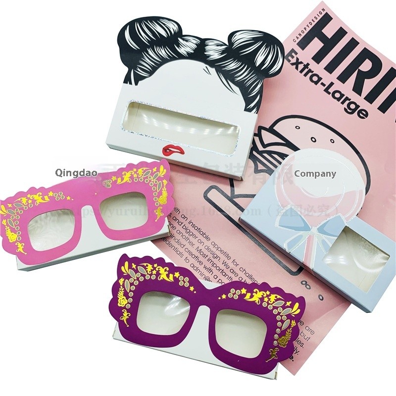 Paper Lash Box Manufacturer - OEM Private Label Colorful Eyelash Boxes Packing