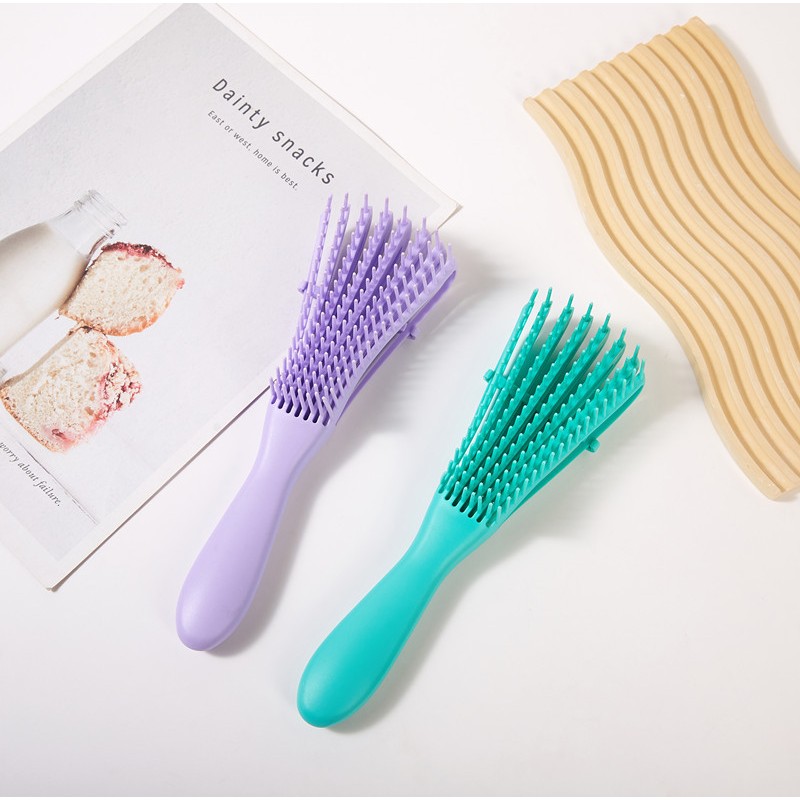 Hair Comb Supplier - OEM Eight-Claw Home Use Styling Straight Hair Massage Shampoo