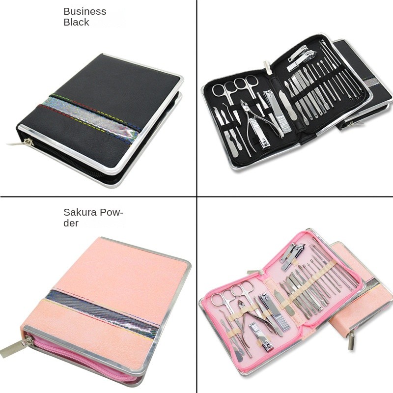 Manicure Tool Set Factory - OEM 30-Piece Professional Stainless Steel Pedicure Set