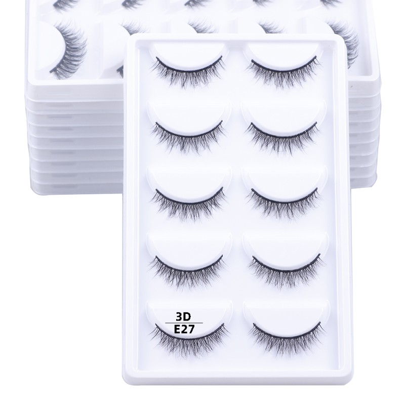 Handmade Eyelashes Supplier - OEM Natural 10mm Full Strip Customize Private Label