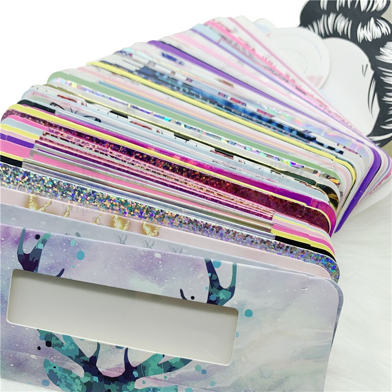 Paper Lash Box Manufacturer - OEM Private Label Colorful Eyelash Boxes Packing