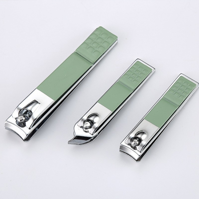 Pedicure Tool Set Supplier - OEM 16-Piece Curved Nail Clippers Folding Steel Bag