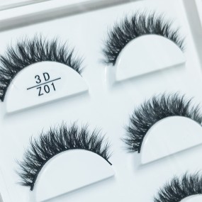 Fox Eyelashes Factory - OEM 10mm Synthetic Soft Natural 3D Full Strip 5 Pairs Customize