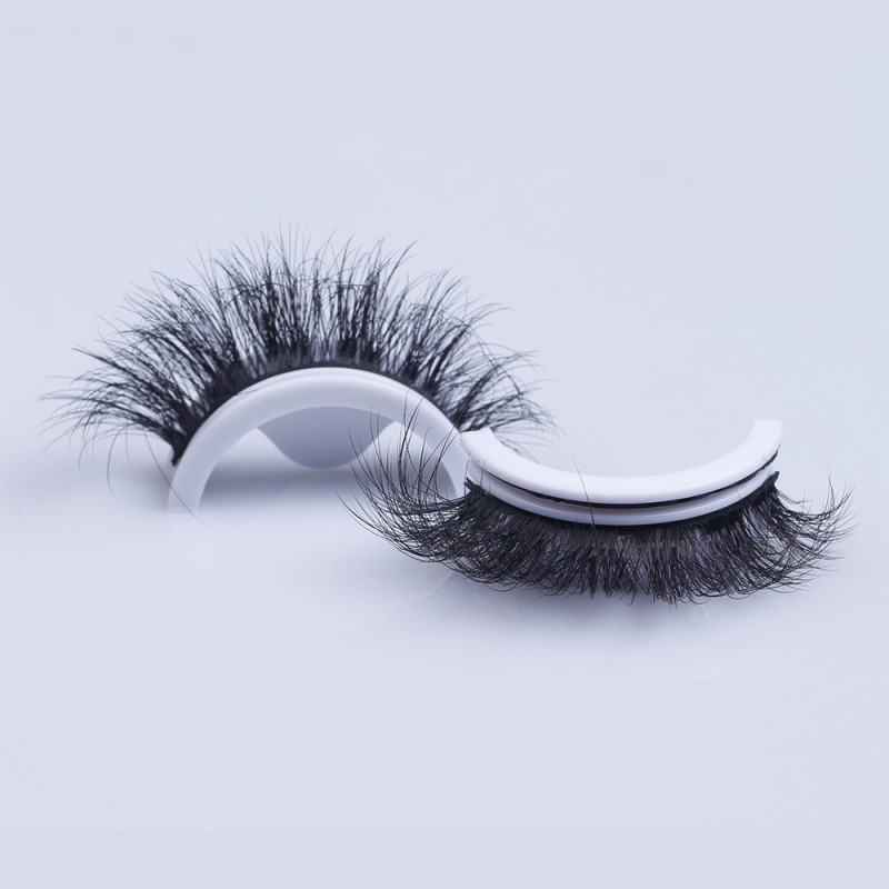 Press on Eyelashes Factory - OEM Handmade Synthetic Fluffy Full Strip Glue Free