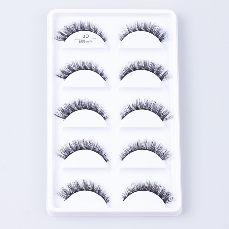 Mini Eyelashes Supplier - OEM High Quality Natural Short Full Strip Private Label Boxed