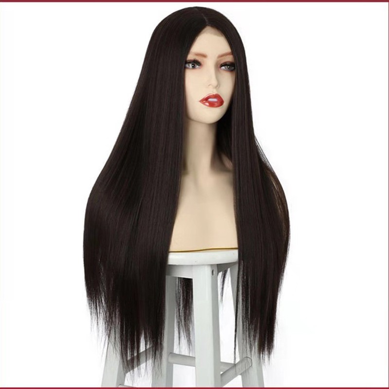 Brazilian Hair Wig Supplier - OEM Black 134 Front Lace Straight 12-30 Inch Human Hair