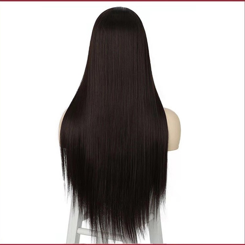 Brazilian Hair Wig Supplier - OEM Black 134 Front Lace Straight 12-30 Inch Human Hair