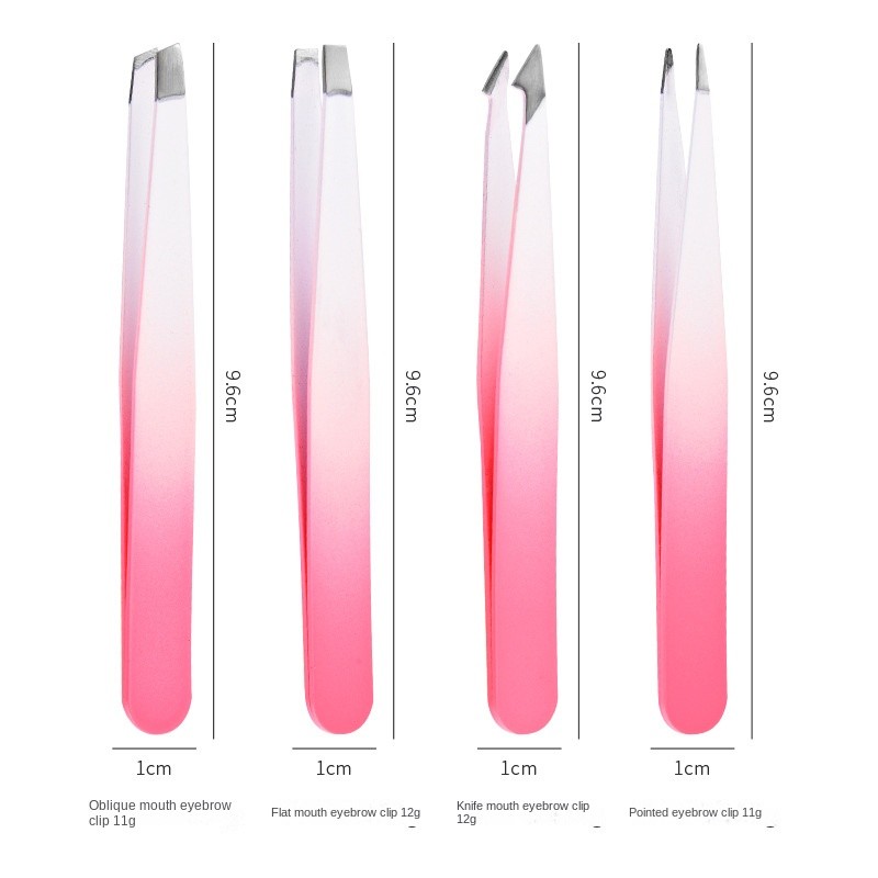 Stainless Steel Clip Manufacturer - OEM Four-Piece Set Eyebrow Eyelash Spray Paint