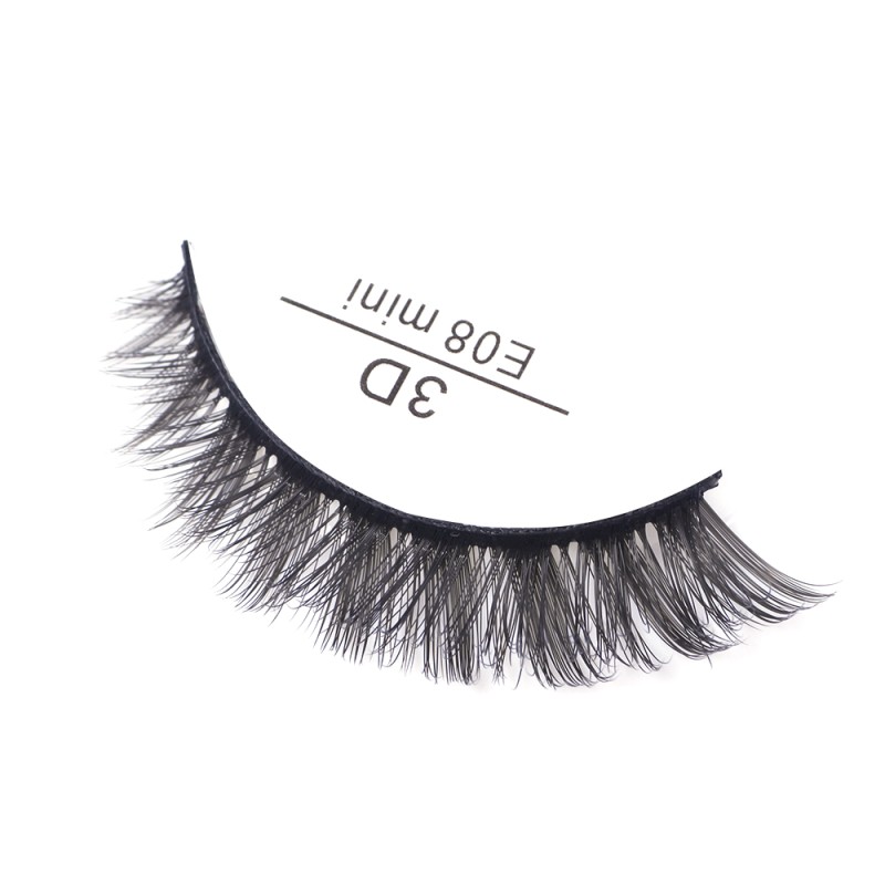 Mini Eyelashes Supplier - OEM High Quality Natural Short Full Strip Private Label Boxed