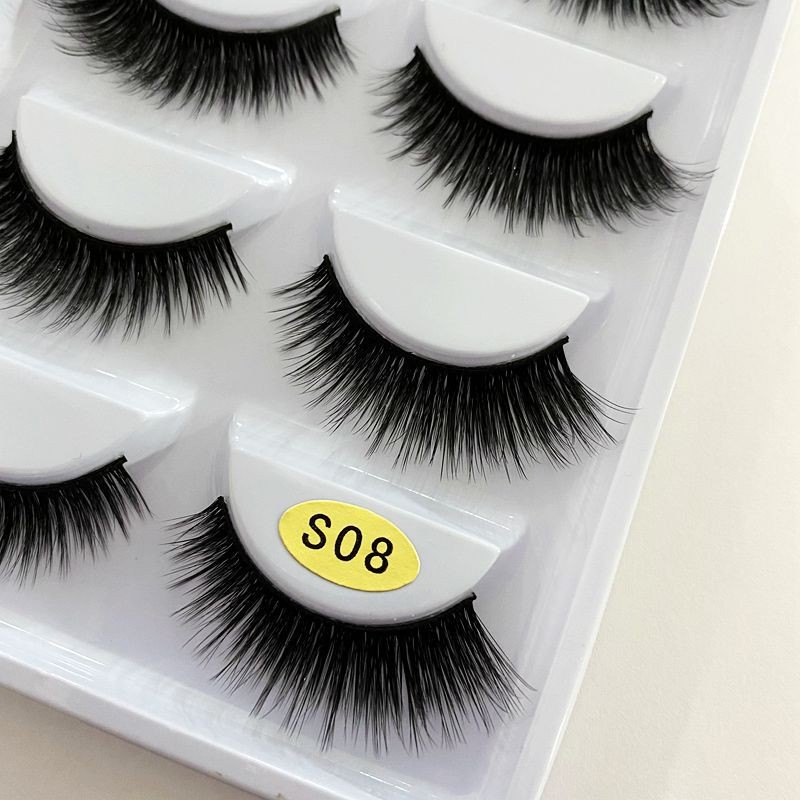 False Eyelashes Supplier - Wholesale 3D Natural Thick S Series Full Strip Lashes