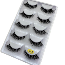 False Eyelashes Supplier - Wholesale 3D Natural Thick S Series Full Strip Lashes