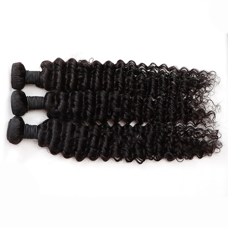 Hair Extensions Factory - Wholesale Remy Hair Curly Wave Soft Body Bulk 10-30 Inches