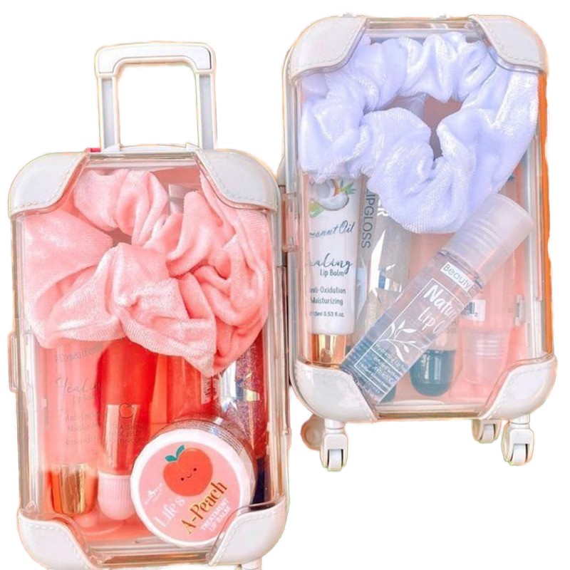 Creative Eyelash Box Factory - OEM Mini Suitcase Colorful Case Shampoo Foam Packaging