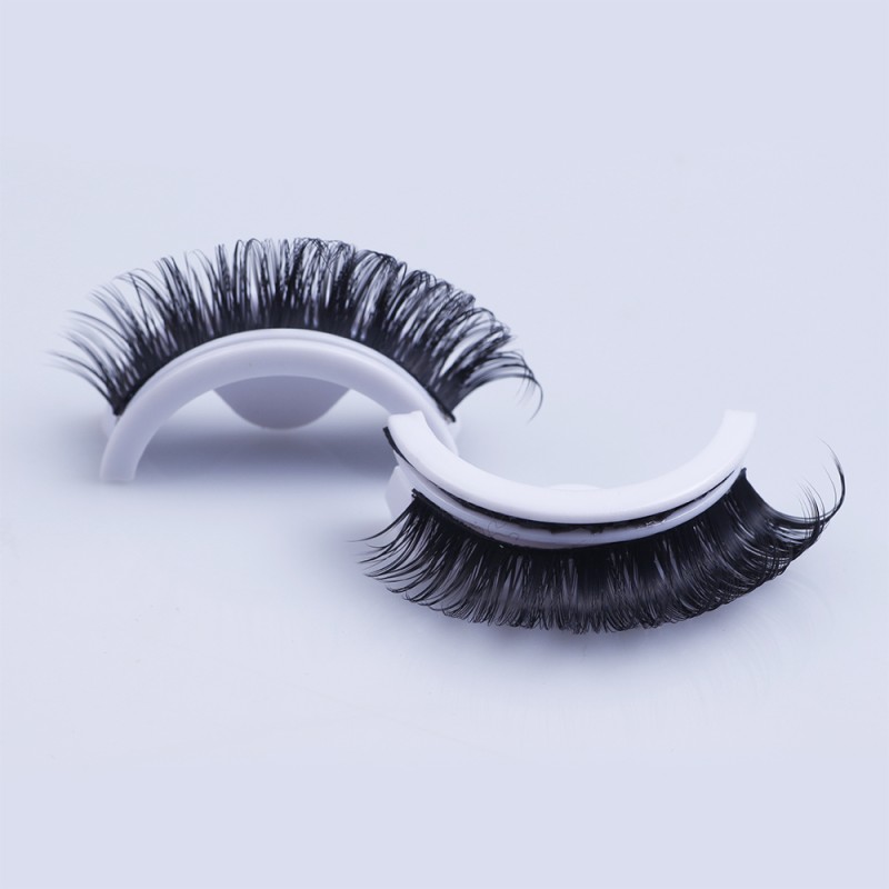 Glue Free Lashes Supplier - OEM Handmade 3D Russian Faux Mink Full Strip Wholesale