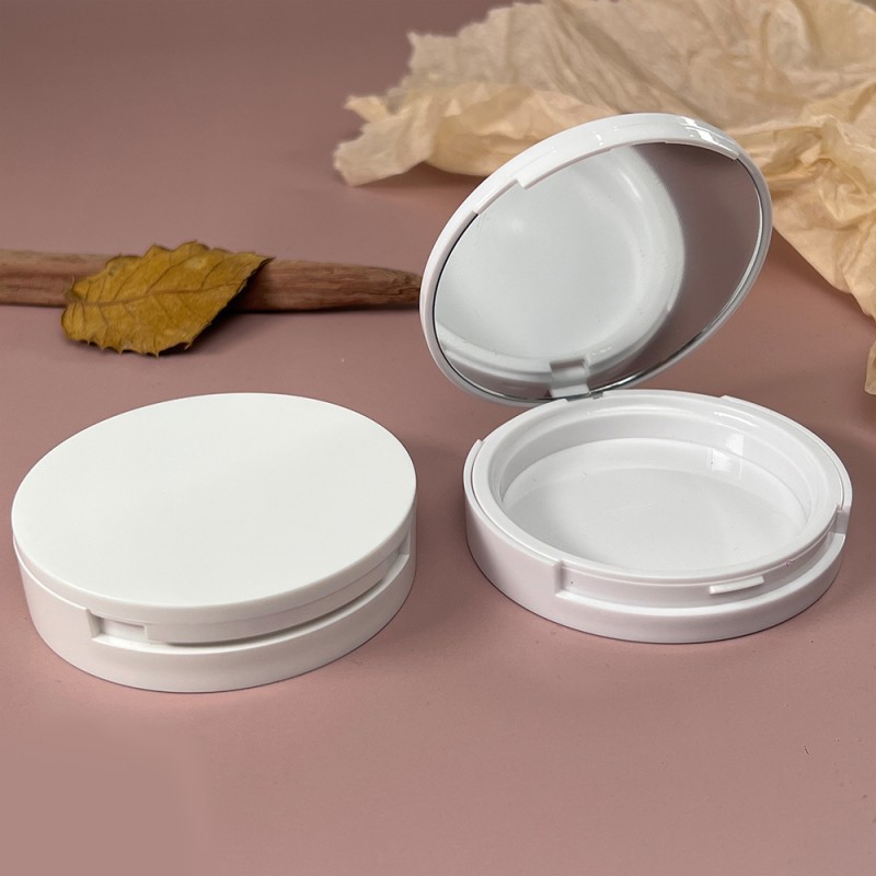 Lash Storage Case Supplier - Wholesale Two Layers Powder Compact Black Empty Boxes