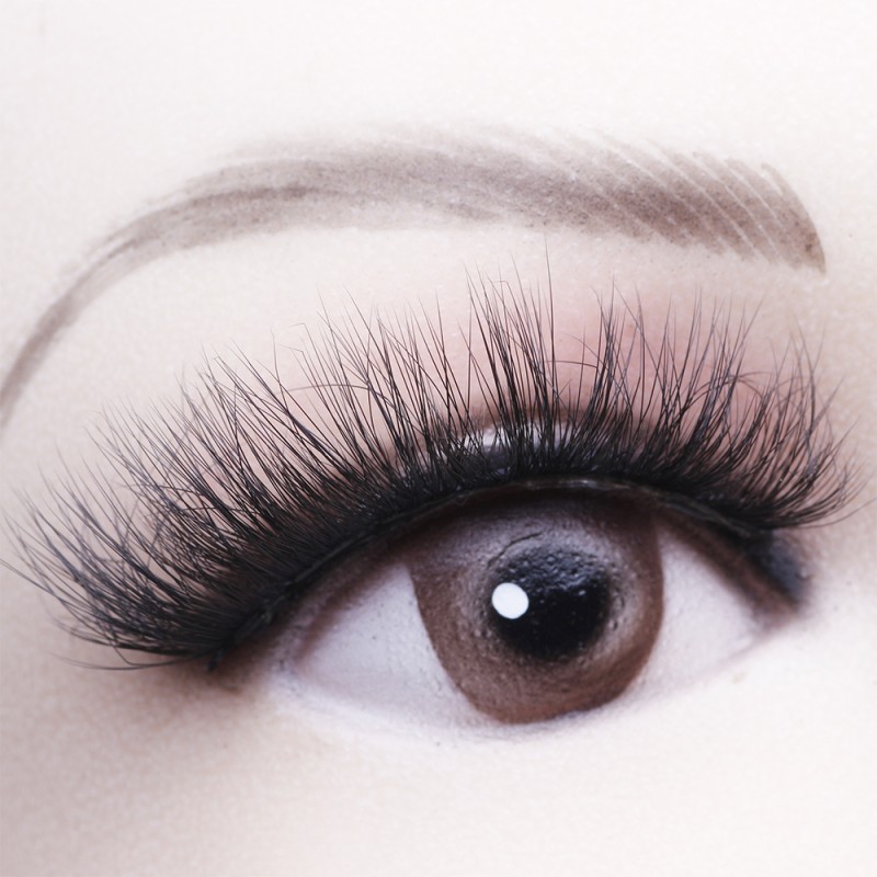 Press on Eyelashes Factory - OEM Handmade Synthetic Fluffy Full Strip Glue Free