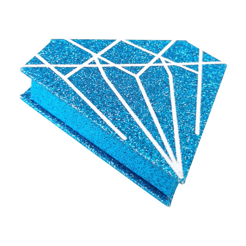 Eyelash Box Manufacturer - OEM Magnet Diamond Lash Package Full Strip Boxs