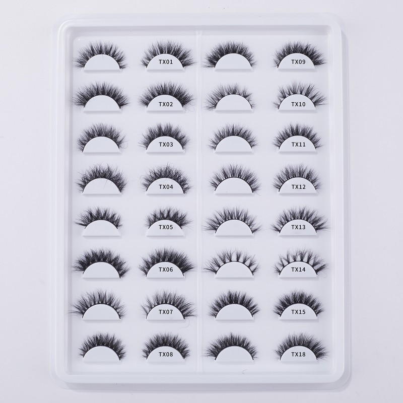 Short Mink Lashes Manufacturer - OEM 3D Natural 12mm Synthetic Handmade Custom Box