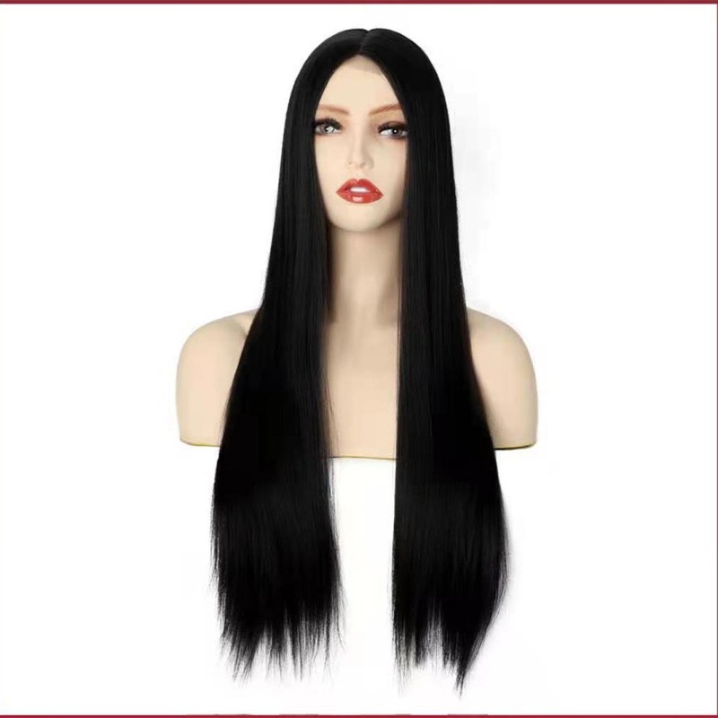 Brazilian Hair Wig Supplier - OEM Black 134 Front Lace Straight 12-30 Inch Human Hair