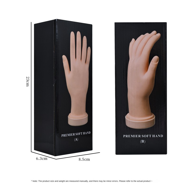Nail Practice Set Manufacturer - OEM DIY Bendable Insertable False Hand Model Display