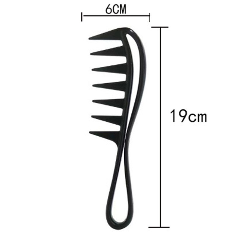 Barber Comb Factory - OEM ABS Wide Tooth Hollow Comb Salon Portable Personalized