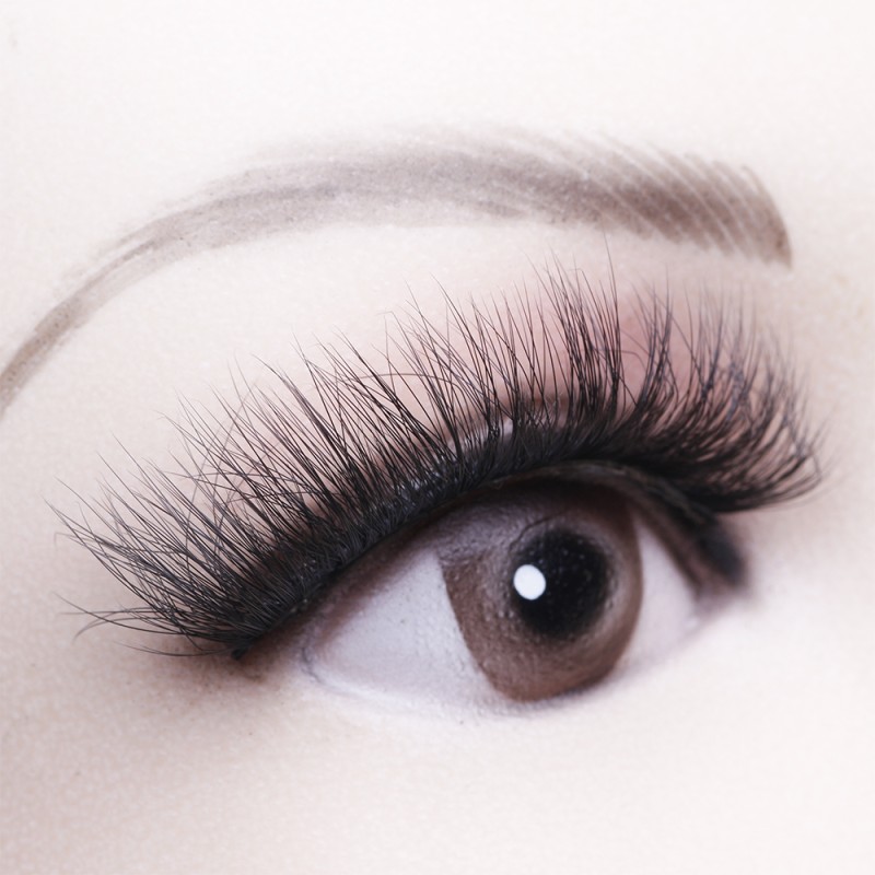 Press on Eyelashes Factory - OEM Handmade Synthetic Fluffy Full Strip Glue Free