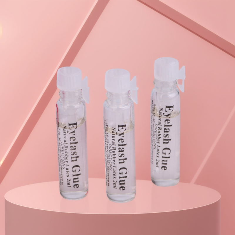 Mini Eyelash Glue Factory - OEM 1g Pack Vegan Extension Glue in 2ml Tube False Lash