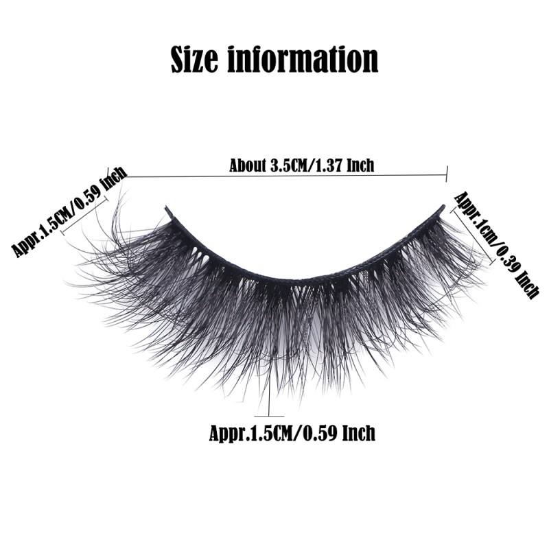 Press on Eyelashes Factory - OEM Handmade Synthetic Fluffy Full Strip Glue Free