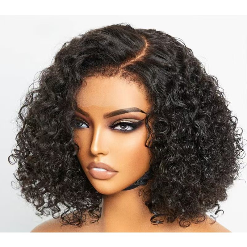 Glueless Bob Wig Factory - OEM High Quality Straight Water Wave 134 Lace Front