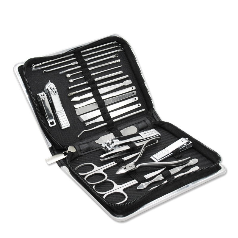 Manicure Tool Set Factory - OEM 30-Piece Professional Stainless Steel Pedicure Set