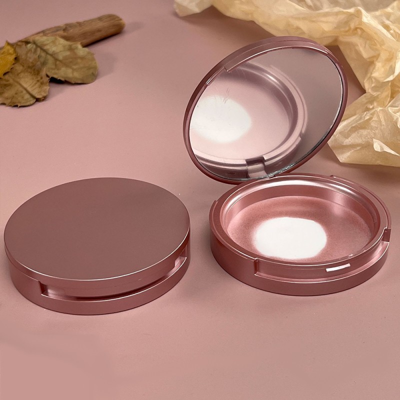 Lash Storage Case Supplier - Wholesale Two Layers Powder Compact Black Empty Boxes