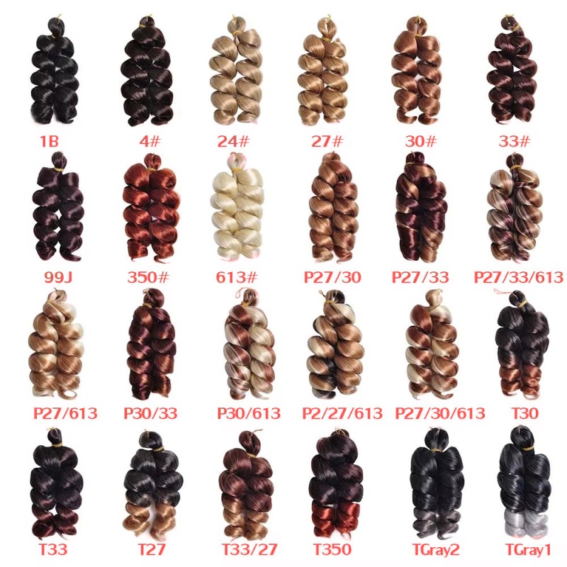 Crochet Braids Manufacturer - OEM 12in Italy Curly French Spiral 150g Hair Extension
